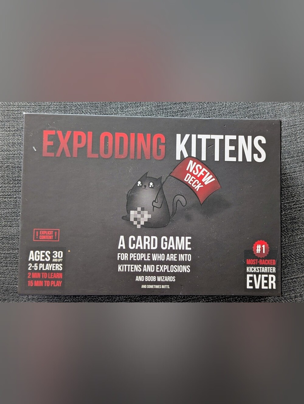 😺 Exploding Kittens: NSFW Deck (Explicit Content Card Game)